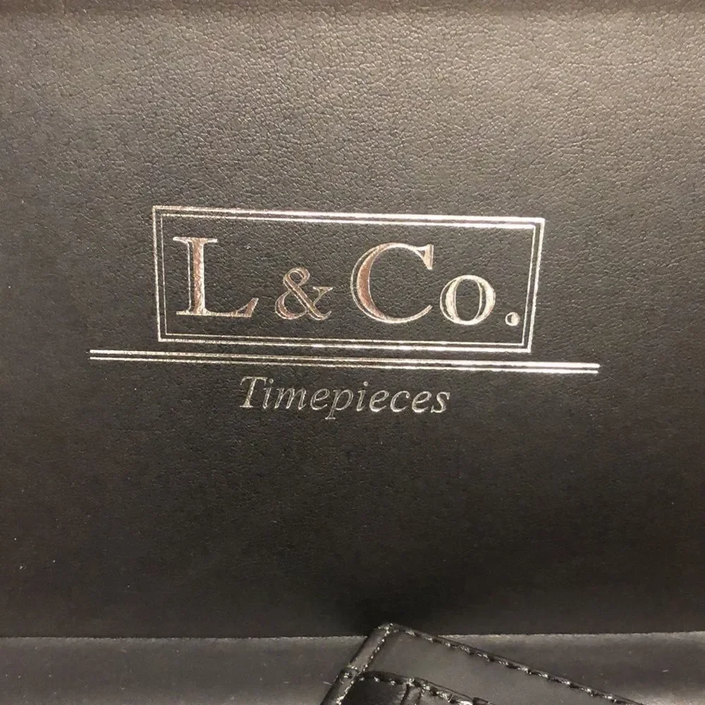 NWT L & C Timepieces and Leather Wallet Set